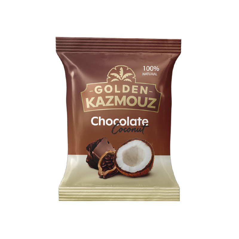 حلوى جوز الهند بالشوكولا