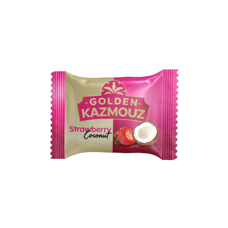 حلوى جوز الهند بالفراولة