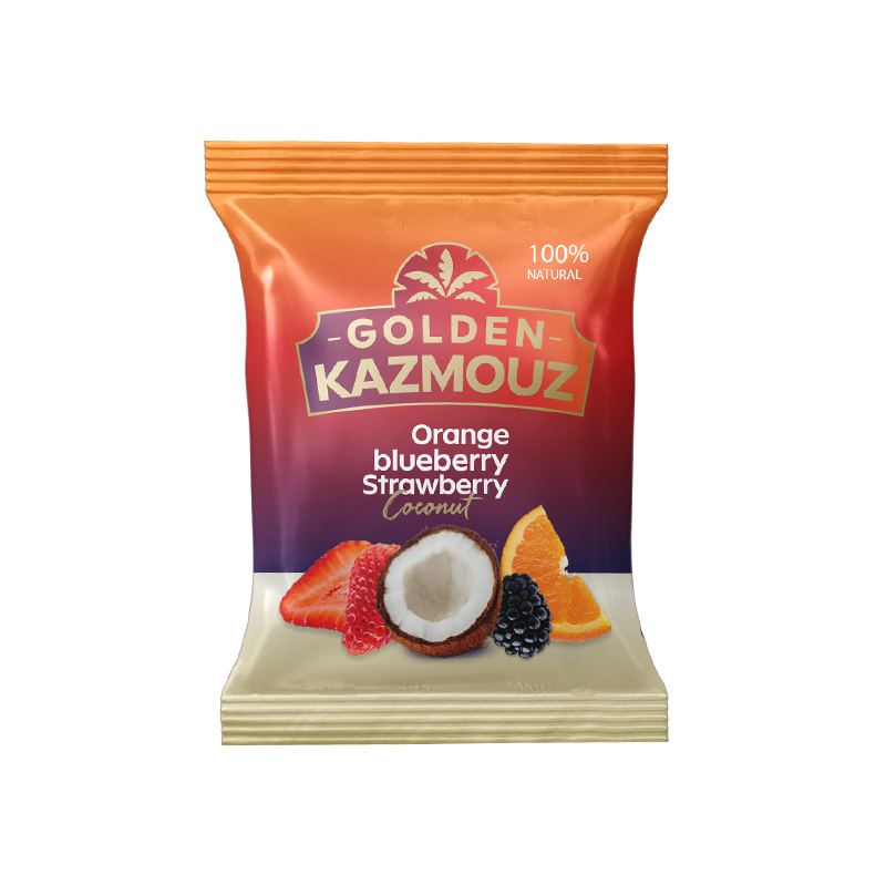 كيس حلوى جوز الهند بالفواكه الكلاسيكية