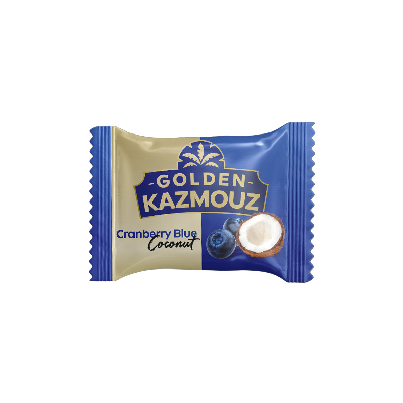 حلوى جوز الهند بالتوت الأزرق